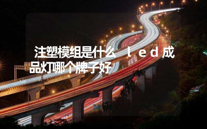 注塑模组是什么 led成品灯哪个牌子好